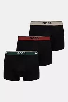 Комплект из трех боксеров Boss, черный