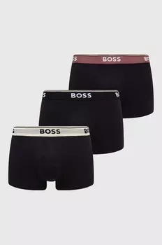 Комплект из трех боксеров Boss, черный