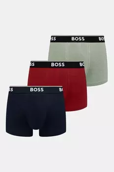 Комплект из трех боксеров Boss, черный