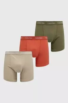 Комплект из трех боксеров Calvin Klein Underwear, зеленый