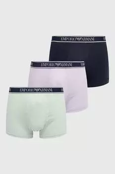 Комплект из трех боксеров Emporio Armani Underwear, мультиколор