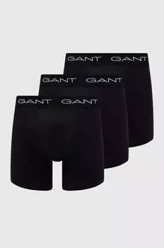 Комплект из трех боксеров Gant, черный