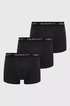 Комплект из трех боксеров Gant, черный