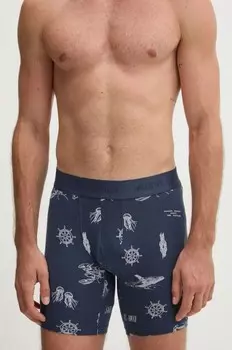 Комплект из трех боксеров Hollister Co., синий