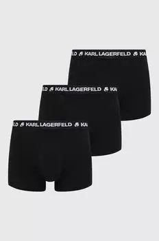 Комплект из трех боксеров Karl Lagerfeld, черный