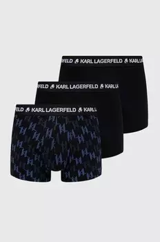 Комплект из трех боксеров Karl Lagerfeld, черный