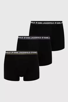 Комплект из трех боксеров Karl Lagerfeld, черный