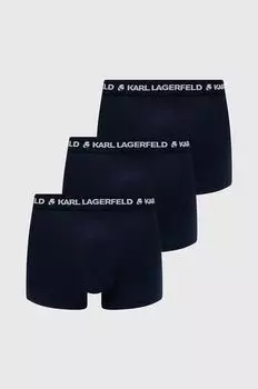 Комплект из трех боксеров Karl Lagerfeld, темно-синий