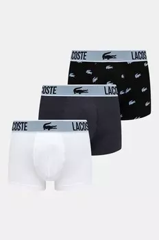 Комплект из трех боксеров Lacoste, белый