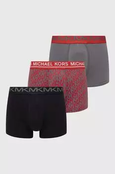 Комплект из трех боксеров Michael Kors, красный