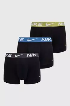 Комплект из трех боксеров Nike, черный