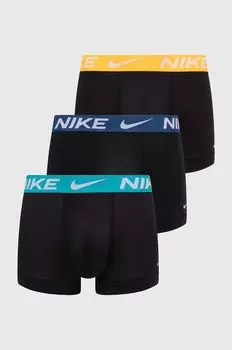 Комплект из трех боксеров Nike, черный