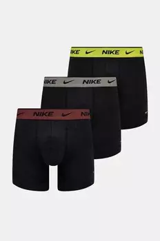 Комплект из трех боксеров Nike, черный