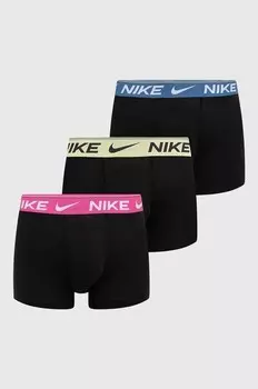 Комплект из трех боксеров Nike, черный