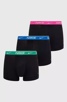 Комплект из трех боксеров Nike, черный