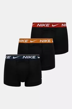 Комплект из трех боксеров Nike, черный