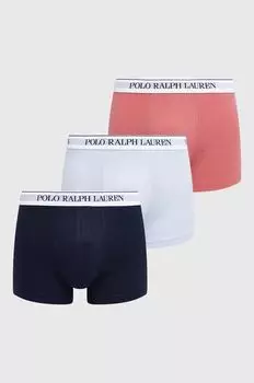 Комплект из трех боксеров Polo Ralph Lauren, розовый
