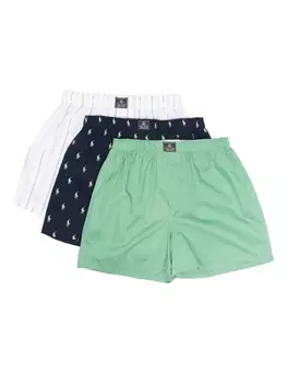 Комплект из трех боксеров Polo Ralph Lauren, синий