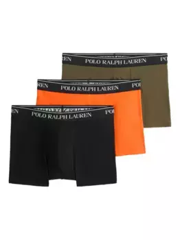 Комплект из трех боксеров с эластичным поясом POLO RALPH LAUREN, черный