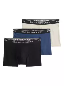 Комплект из трех боксеров с эластичным поясом POLO RALPH LAUREN, черный
