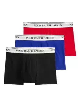 Комплект из трех боксеров с логотипом POLO RALPH LAUREN, красный