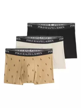 Комплект из трех боксеров с логотипом POLO RALPH LAUREN, нейтральный