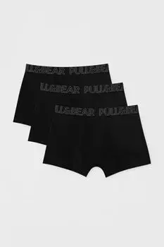 Комплект из трех боксеров с логотипом PULL&amp;BEAR