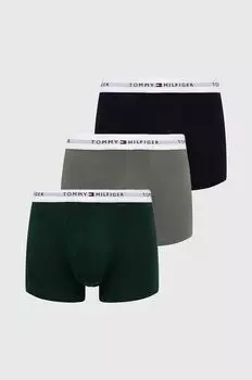 Комплект из трех боксеров Tommy Hilfiger, зеленый