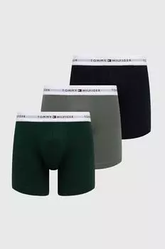 Комплект из трех боксеров Tommy Hilfiger, зеленый