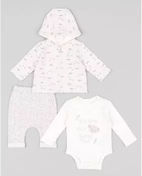 Комплект из трех частей для девочки розового цвета Losan, розовый