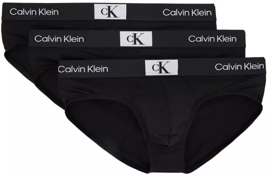 Комплект из трех черных трусов на бедрах Calvin Klein Underwear 1996 года