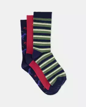 Комплект из трех детских носков Cotton Juice, мультиколор