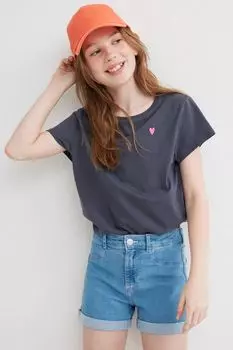 Комплект из трех джинсовых шорт H&amp;M