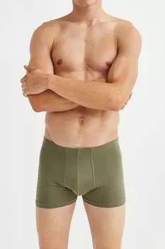 Комплект из трех хлопковых боксеров H&amp;M, синий/зеленый/желтый