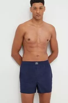 Комплект из трех хлопковых боксеров Polo Ralph Lauren, синий