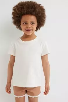 Комплект из трех кружевных шорт из твила H&amp;M