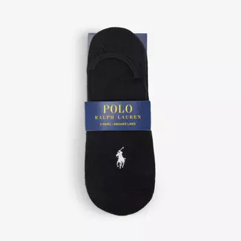 Комплект из трех носков из эластичного джерси с вышитым логотипом Polo Ralph Lauren, белый