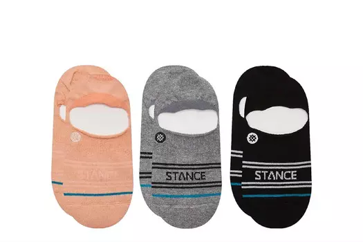 Комплект из трех носков-невидимок Stance, мультиколор