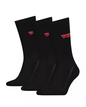 Комплект из трех пар коротких мужских носков синего цвета Levi's, темно-синий