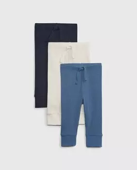 Комплект из трех штанов для девочки Gap, мультиколор