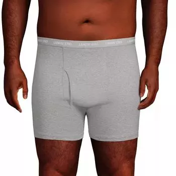 Комплект из трех трикотажных боксеров Big & Tall Lands' End