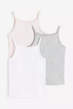 Набор маек H&M, 3 предметА, серый
