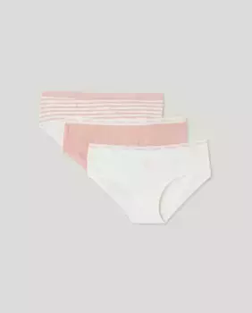 Комплект из трех трусиков для девочек Cotton Juice, мультиколор