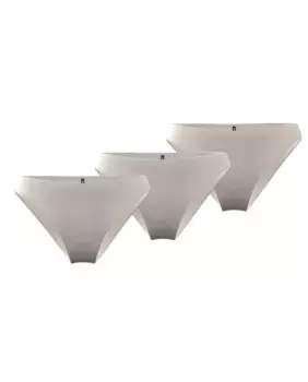 Комплект из трех трусиков из микрофибры Hugo Boss, цвет Natural