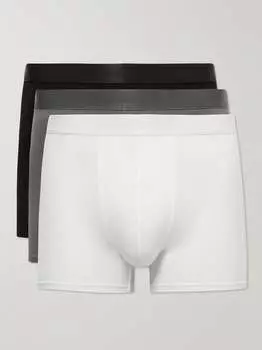 Комплект из трех трусов-боксеров из эластичного лиоцелла CDLP, мульти