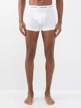 Комплект из трех трусов-боксеров из эластичного хлопка. Calvin Klein Underwear, белый