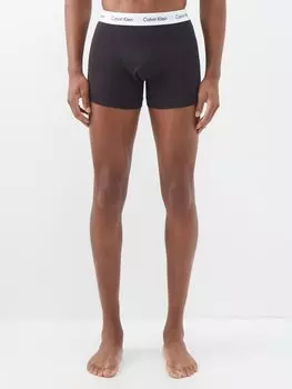 Комплект из трех трусов-боксеров из эластичного хлопка. Calvin Klein Underwear, черный