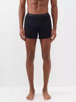 Комплект из трех трусов-боксеров из лиоцелла. CDLP, черный