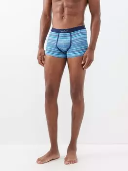 Комплект из трех трусов-боксеров из смесового органического хлопка. Paul Smith, синий