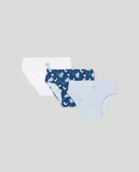 Комплект из трех трусов для мальчика Cotton Juice, мультиколор